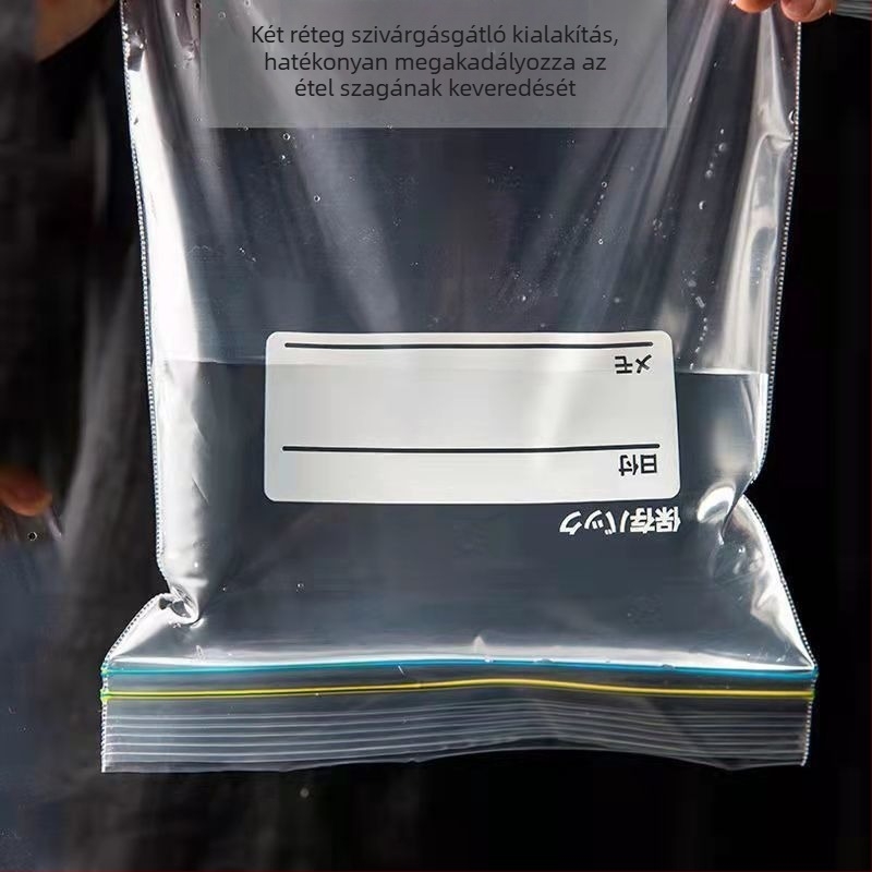 LDPE élelmiszer-minőségű zárható tároló tasakok, 10–30 cm hosszú, élelmiszer-csomagoláshoz, kávéhoz, háziállat-táppal és elvitelre