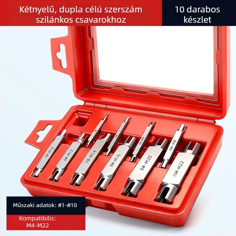 Kettős végű menetes eltávolító készlet, kézi eszköz a tört menetek eltávolításához – Dain Tool