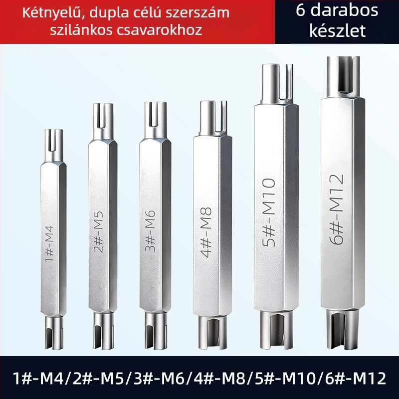 Kettős végű menetes eltávolító készlet, kézi eszköz a tört menetek eltávolításához – Dain Tool