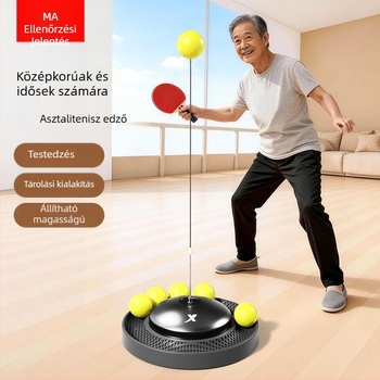 Xtep asztalitenisz-edző eszköz idős felnőttek számára, egyszemélyes visszapattanó gyakorlóeszköz, beltéri otthoni használatra