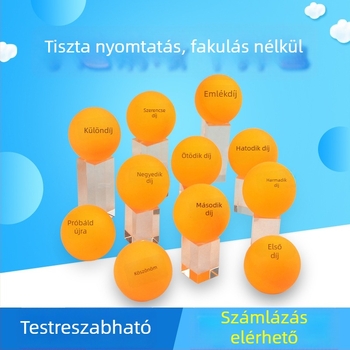 PP lottó golyók, 4 cm átmérő, vállalati éves rendezvényekhez