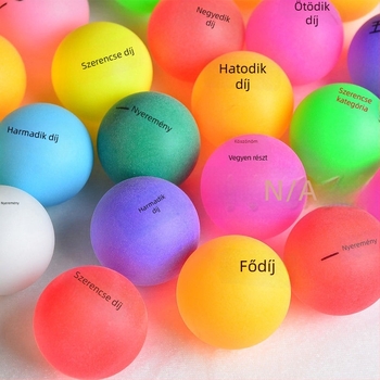 PP lottó golyók, 4 cm átmérő, vállalati éves rendezvényekhez