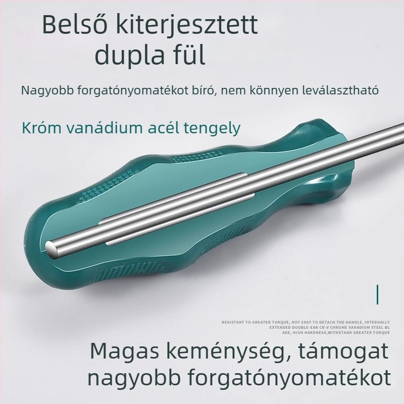 Mingyu Torx csavarhúzó készlet akasztólyukkal, T10–T30, króm-vanádium acél, szigetelt, mágneses, műanyag markolat