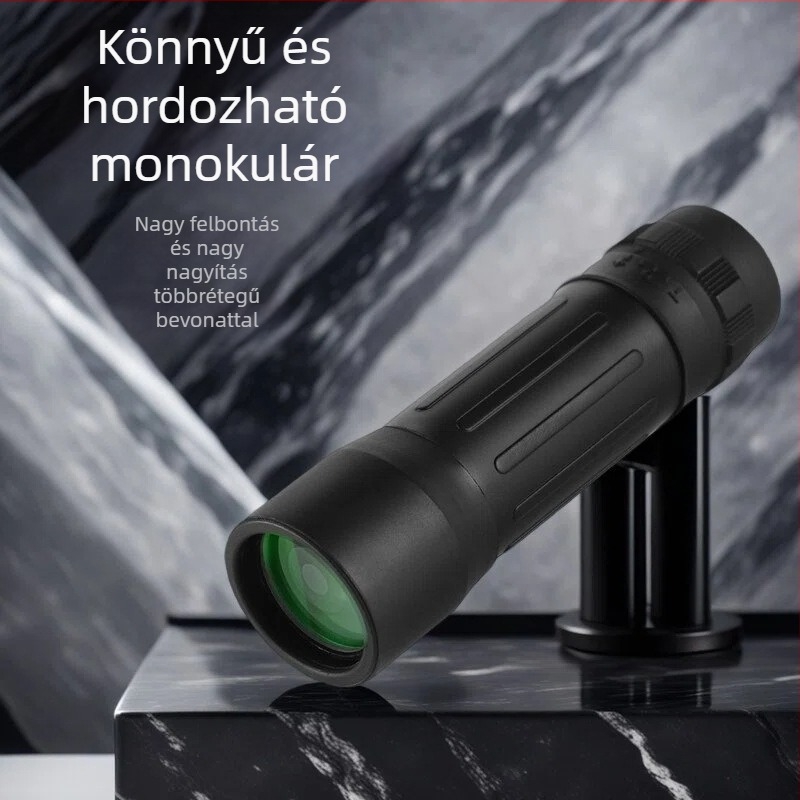 10x25-ös monokulár teleszkóp, nagy felbontású, hordozható kültéri fotózáshoz