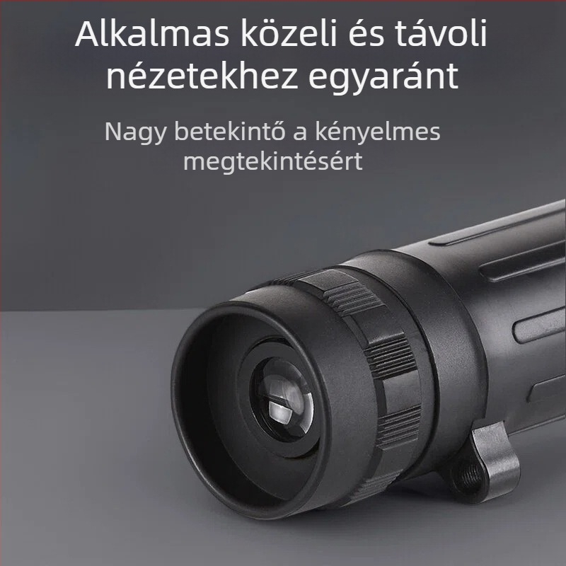 10x25-ös monokulár teleszkóp, nagy felbontású, hordozható kültéri fotózáshoz
