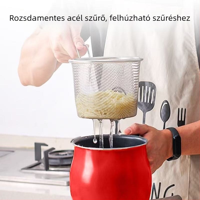 Takaho zománcos többfunkciós fazék tapadásmentes bevonattal, üveg fedéllel, több rétegű aljzattal, minden tűzhelyen használható