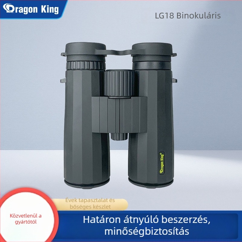 Little Dragon King LG18 binokulár, 10x nagyítás, látómező 5,8°, kilépő pupilla átmérője 16 mm