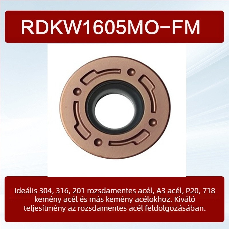Dykay CNC körmaró RCMT1606, RDMT1605, RCMT2006 betétekkel