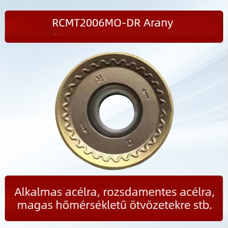 Dykay CNC körmaró RCMT1606, RDMT1605, RCMT2006 betétekkel
