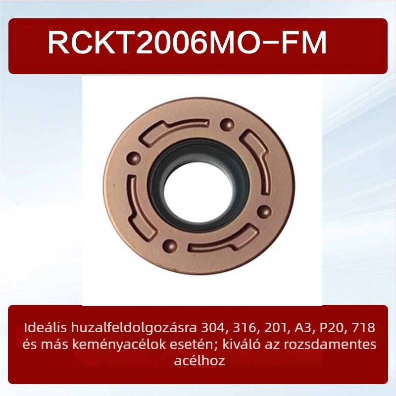 Dykay CNC körmaró RCMT1606, RDMT1605, RCMT2006 betétekkel