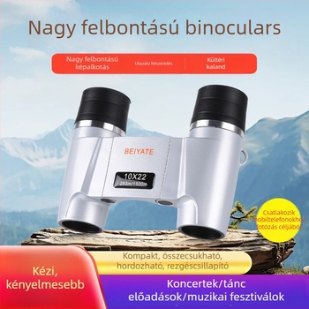 10x22 autofókusszal binokulár, HD kép, kültéri, hordozható, éjjellátó fotózáshoz – koncertekre és versenyekre