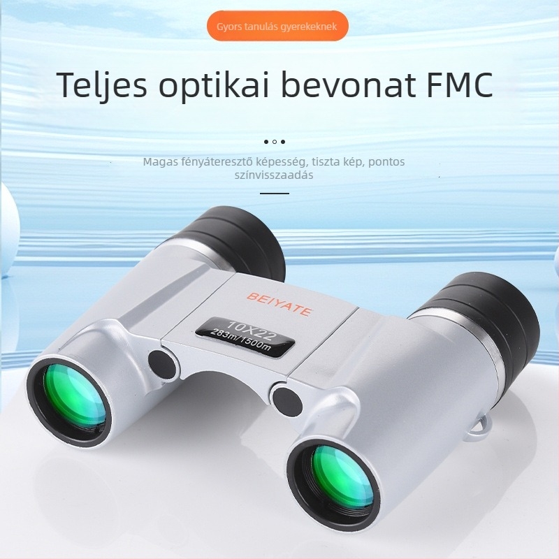 10x22 autofókusszal binokulár, HD kép, kültéri, hordozható, éjjellátó fotózáshoz – koncertekre és versenyekre