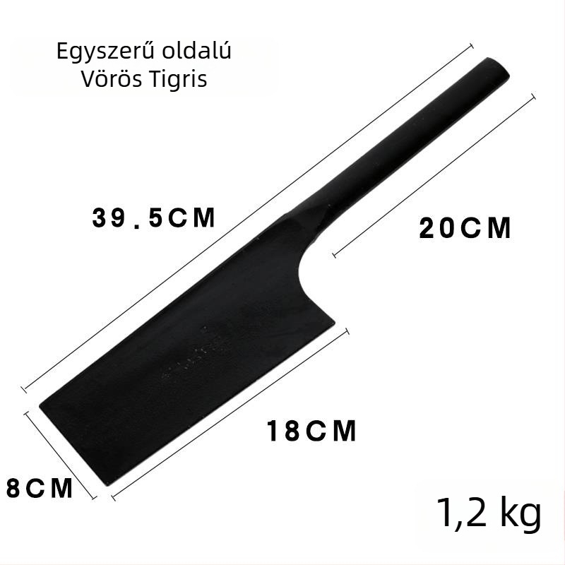 Kőműves kés mangánacél pengével, vastagított kivitel