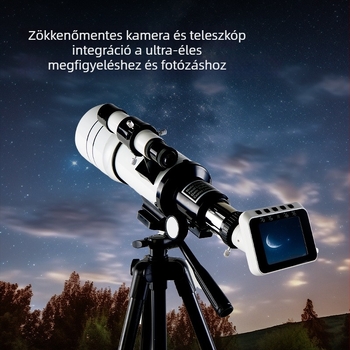 Star Guard 70300 csillagászati teleszkóp, nagy kijelző, Wi‑Fi, professzionális megfigyelés