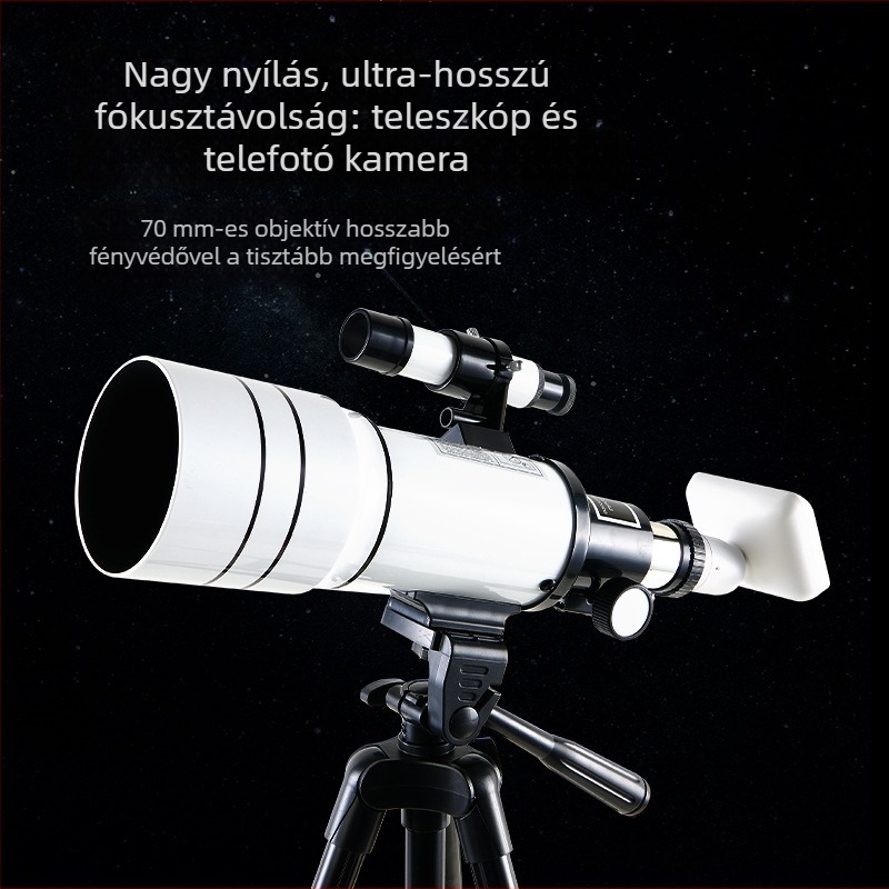 Star Guard 70300 csillagászati teleszkóp, nagy kijelző, Wi‑Fi, professzionális megfigyelés