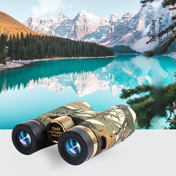 12x42 binokulár, ultra széles látómező, látómező 100 m/1000 m, kilépő pupilla 6 mm