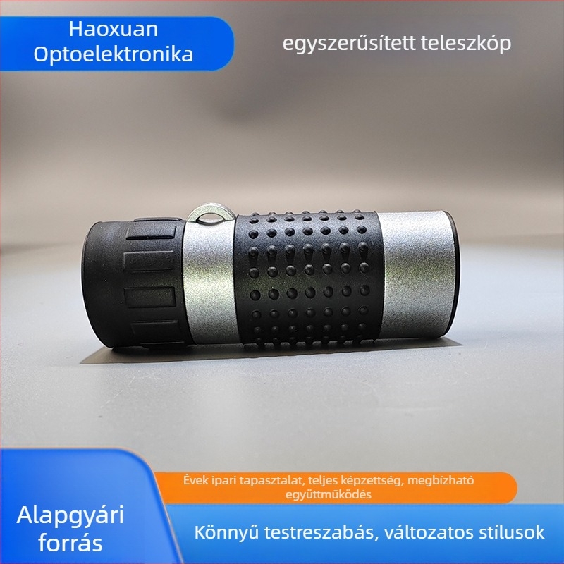 Haoxuan monokuláris teleszkóp szabadban történő megfigyelésre — hordozható mini modell, nagy teljesítmény, nagy felbontás