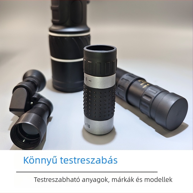 Haoxuan monokuláris teleszkóp szabadban történő megfigyelésre — hordozható mini modell, nagy teljesítmény, nagy felbontás