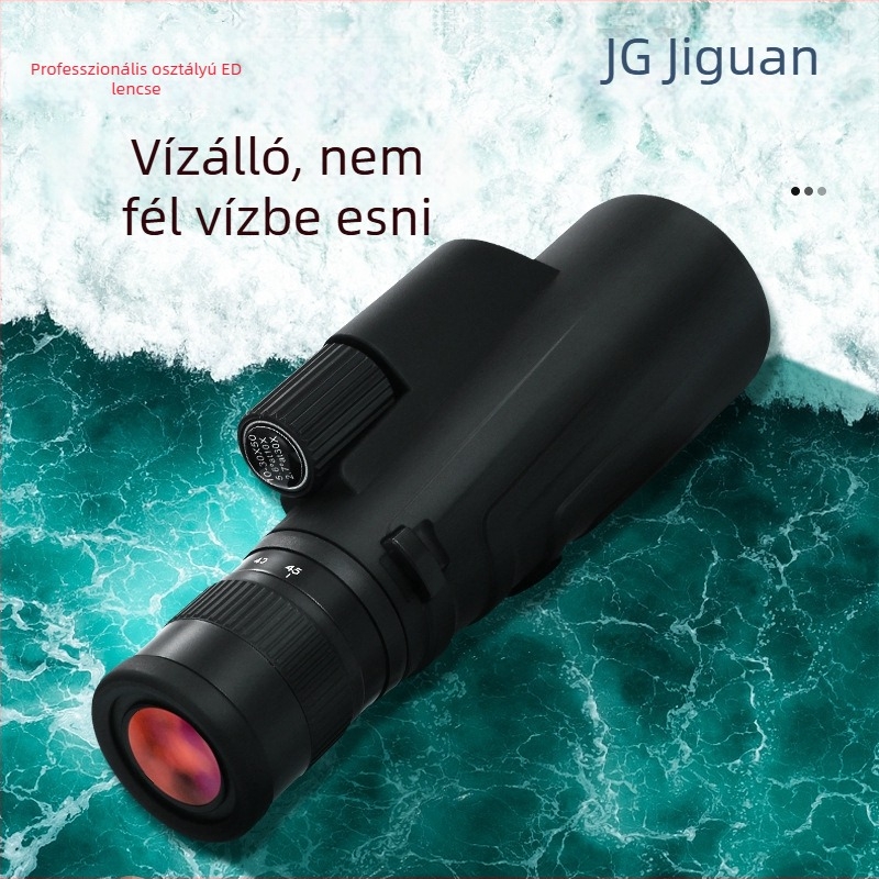 Monokuláris távcső, 10-30x50 zoom, vízálló, gyenge fényviszonyok közé éjszakai látás, kibővíthető, hordozható