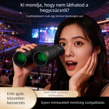 Új modell binokuláris, 42 mm-es nyílárral, 10x nagyítással, teljes optikai rendszerrel