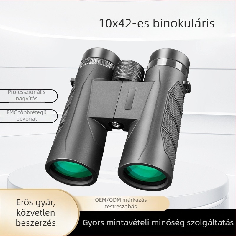 Új modell binokuláris, 42 mm-es nyílárral, 10x nagyítással, teljes optikai rendszerrel