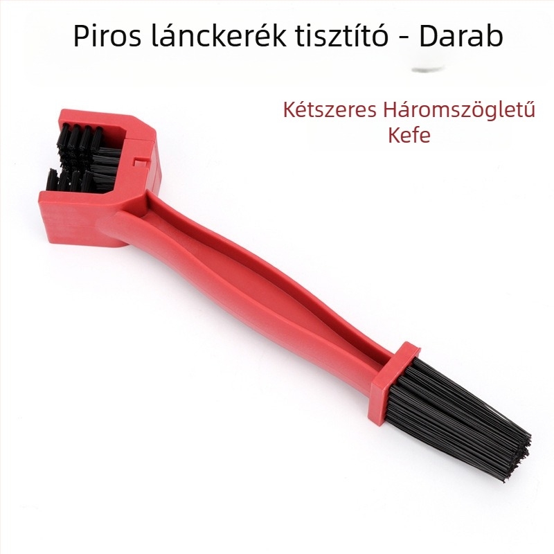 Jynb Lánc tisztító ecset kerékpárhoz - műanyagból, dupla fejű, háromoldalas fej, kerékpár-lánc és crankset tisztítására