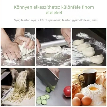 304 rozsdamentes acél tésztadagasztó és nyújtó tábla, konyhai munkafelület, penészmentes