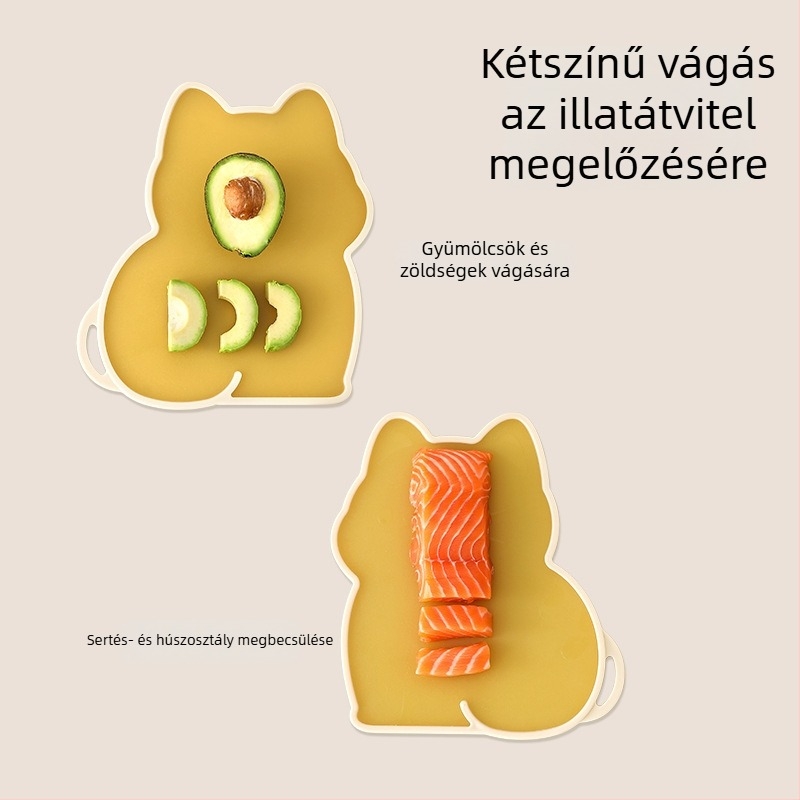 FaSoLa PP babatápláláshoz használható vágódeszka, kétoldalas antibakteriális, csúszásmentes, háztartási használatra