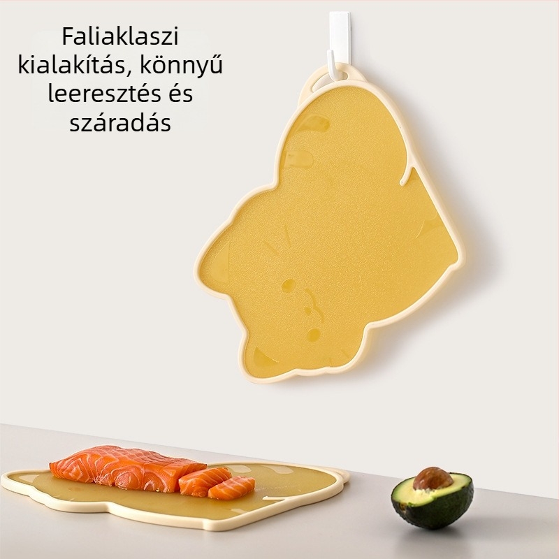 FaSoLa PP babatápláláshoz használható vágódeszka, kétoldalas antibakteriális, csúszásmentes, háztartási használatra