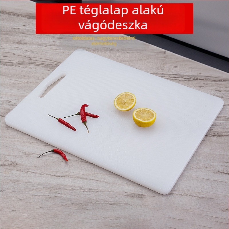PE műanyag téglalap alakú vágódeszka, háztartási használatra, konyha, modern minimalist stílus