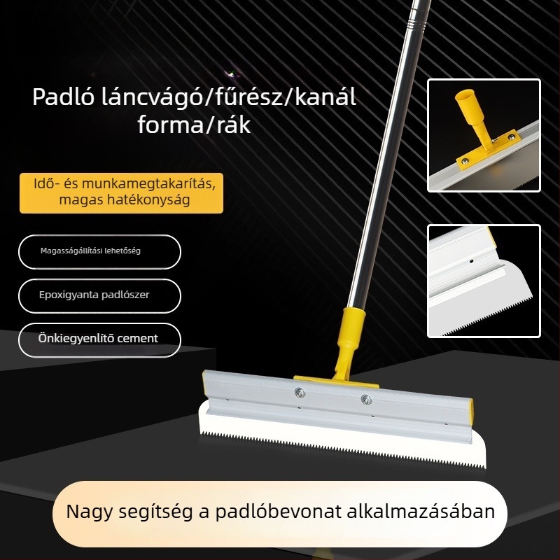 Epoxipadló önszintező eszköz, állítható álló toló kés, recés kaparó és glettelő — Xincheng