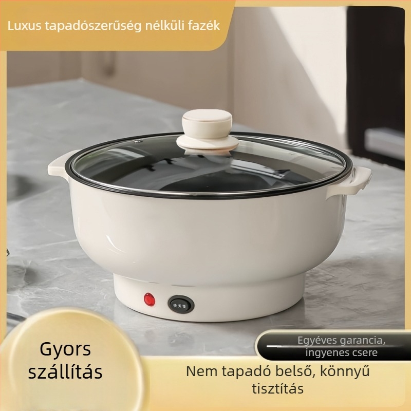 3–in–1 elektromos gőzölő és főzőedény, kapacitás 4.1–6 L, belső tapadásmentes, mechanikus vezérlés, vázfűtés