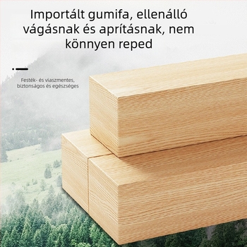 Gumi-fa vágódeszka, tömörfa konyhai vágódeszka