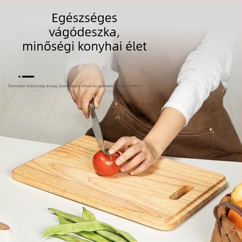 Gumi-fa vágódeszka, tömörfa konyhai vágódeszka