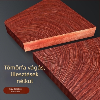 Igazi ironwood vágódeszka, Vietnámból importált, téglalap alakú konyhai vágódeszka, extrán vastag, otthoni és kereskedelmi használatra