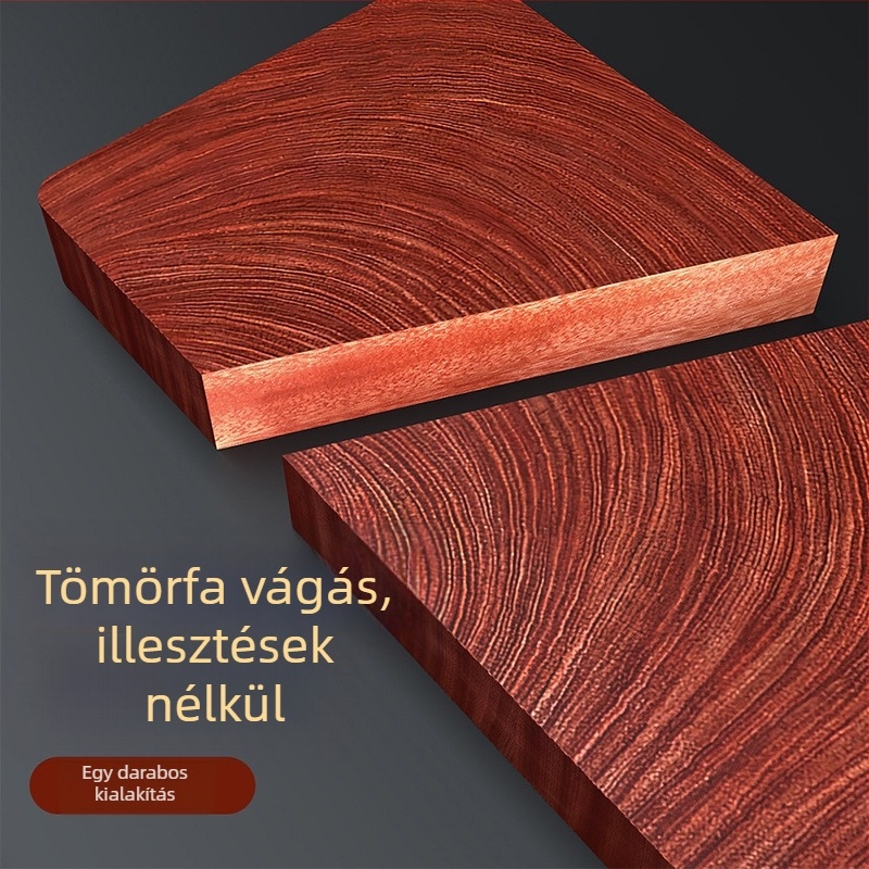 Igazi ironwood vágódeszka, Vietnámból importált, téglalap alakú konyhai vágódeszka, extrán vastag, otthoni és kereskedelmi használatra