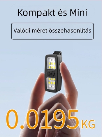 Odakon kerékpár hátsó LED klipszlámpa USB-vel, villogó mód éjszakai tekeréshez