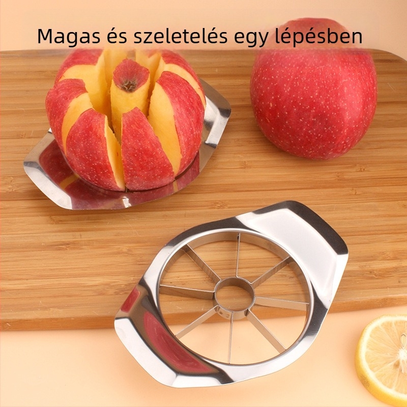 almavágó és gyümölcsszeparáló, rozsdamentes acél, mag eltávolító funkció, multifunkcionális konyhai eszköz, modell A1241