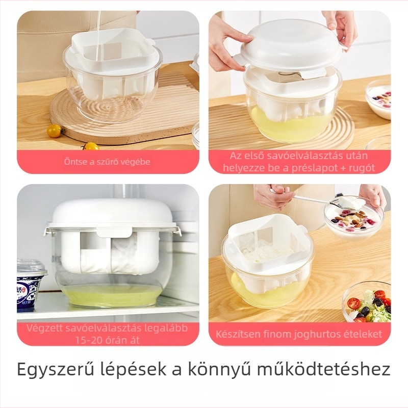 H.L Joghurt szűrő - műanyag szűrő joghurt számára, HL1222101, Zhejiang eredet