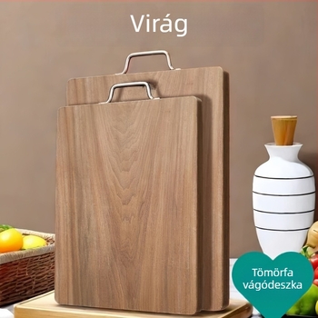 Rosewood vágódeszka, tömörfa, kettős oldalú konyhai vágódeszka, nagy, antibakteriális, vastag felület