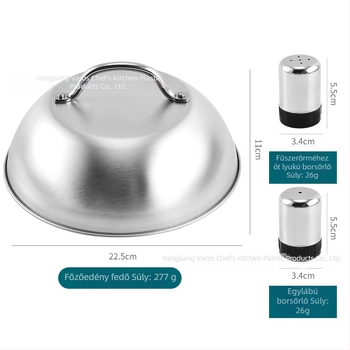 Large Kitchen BBQ eszközkészlet spatulával és más alkatrészekkel, modern minimalista stílus, nem importált