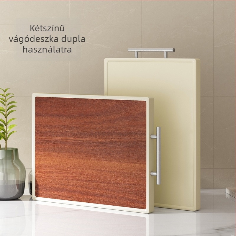 Műanyag vágódeszka készlet — antibakteriális, penészálló, csúszásmentes, kétoldalas, élelmiszer-minőség