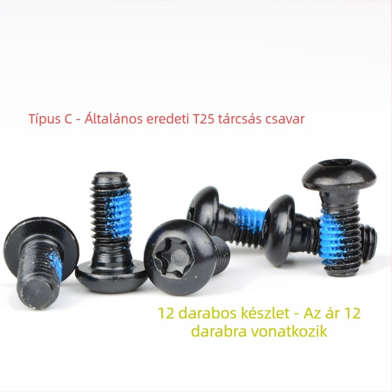 Hegyi kerékpár tárcsafék csavarok — Torx T25 fej, hatszögletű beépítés, HS1/G3, JSHOU BIKE