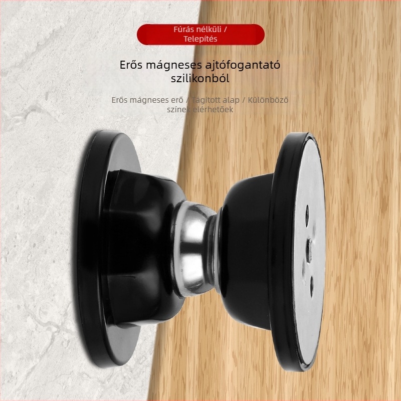 Silikon ajtóstop, falra szerelhető, sima felület, modern stílus