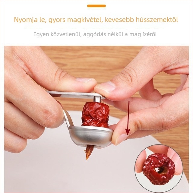 Rozsdamentes acél gyümölcsmag eltávolító eszköz, téli 2022 kiadás, háztartási használatra