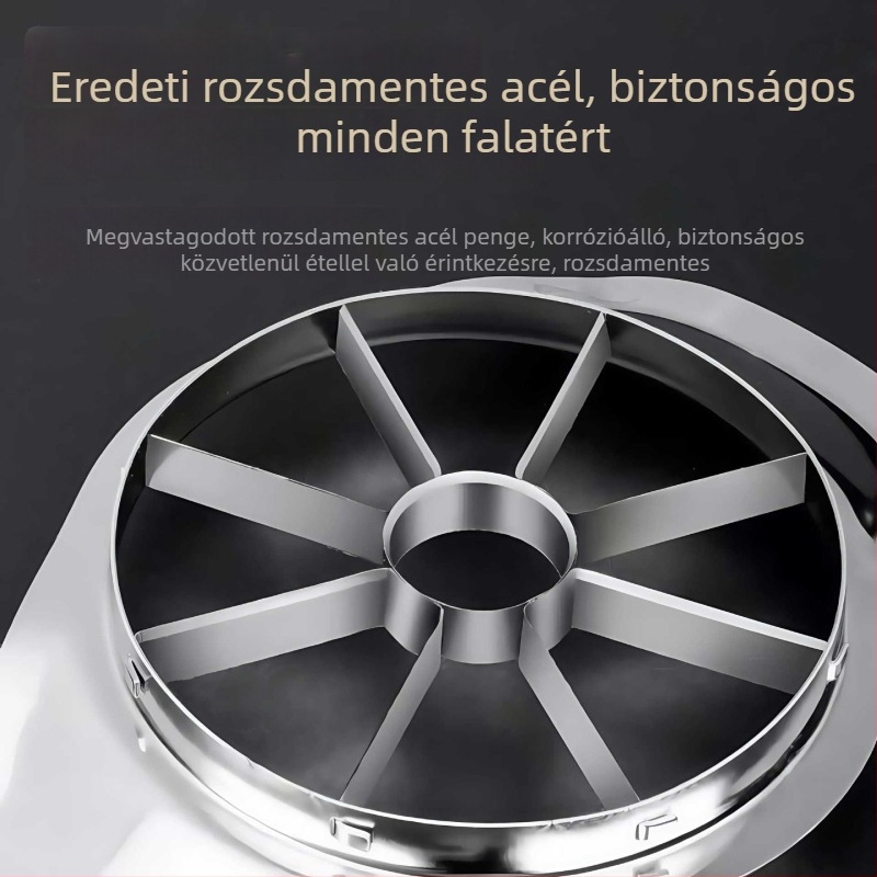 Almás vágóeszköz gyümölcs elválasztóval, rozsdamentes acélból, maghúzó és szeletelő