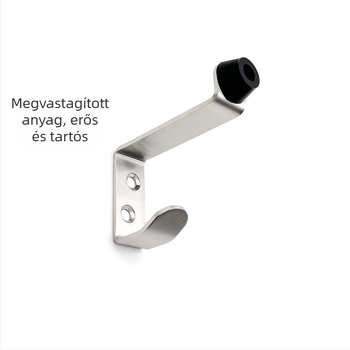 304 rozsdamentes acél ajtóstop, brushed felülettel, falra szerelhető, light luxury stílus
