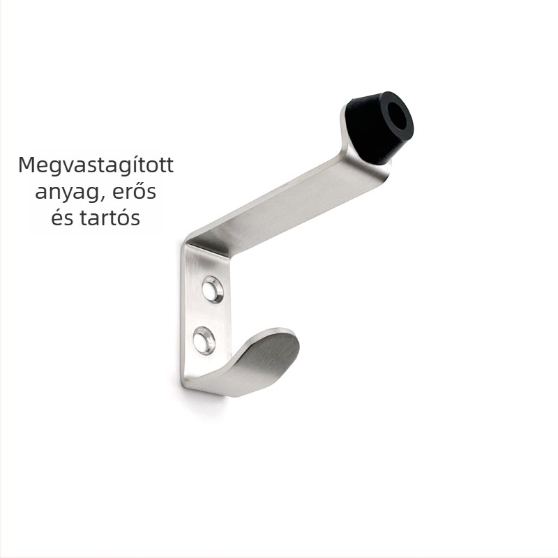 304 rozsdamentes acél ajtóstop, brushed felülettel, falra szerelhető, light luxury stílus