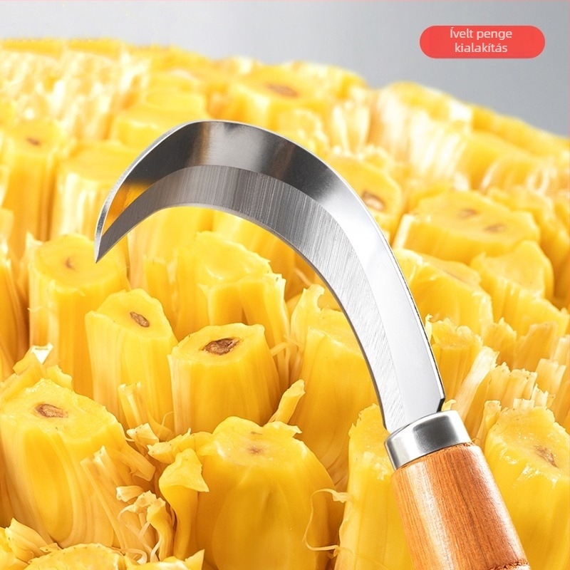 Rozsdamentes acél jackfruit kivágó kés — gyümölcsökhöz speciális eszköz, testreszabható dizájn, modern stílus, bevezetve 2020 télen