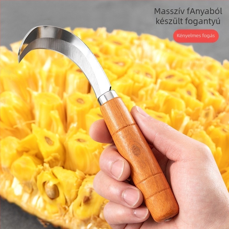 Rozsdamentes acél jackfruit kivágó kés — gyümölcsökhöz speciális eszköz, testreszabható dizájn, modern stílus, bevezetve 2020 télen